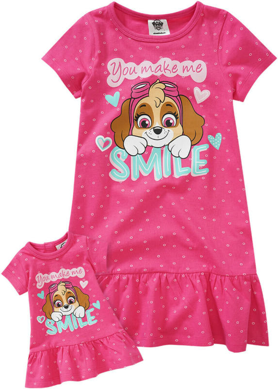 PAW Patrol Nachthemd mit Puppenshirt (Nur online)
