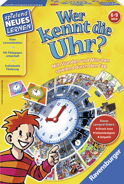RAVENSBURGER 250561 Wer kennt die Uhr?, Mehrfarbig