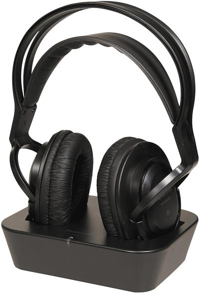 PANASONIC RP-WF830 E-K, Over-ear Funkkopfhörer Schwarz