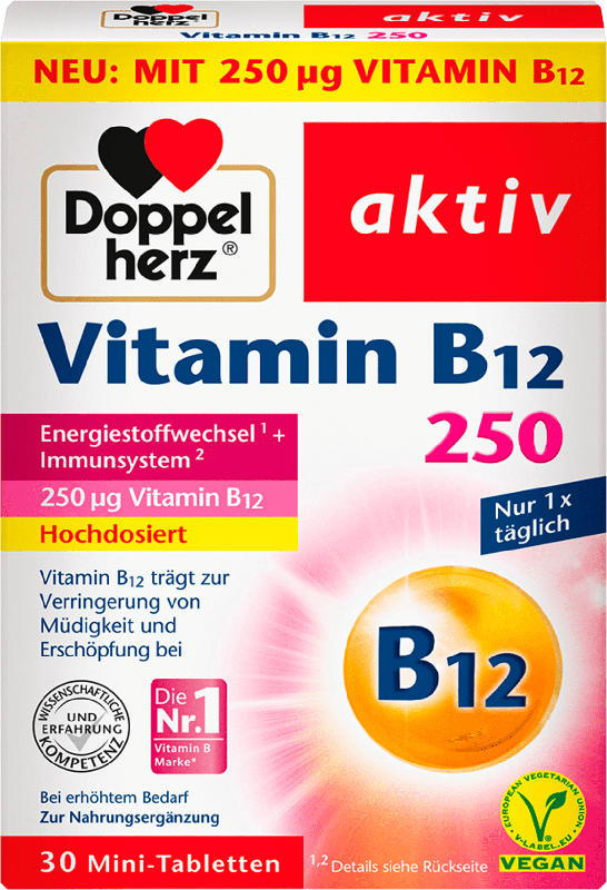 Doppelherz Vitamin B12 Tabletten (30 Stück)