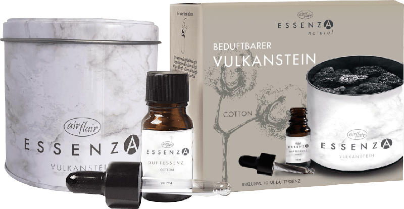 Essenza Raumduft, beduftbarer Vulkanstein mit Duftessenz