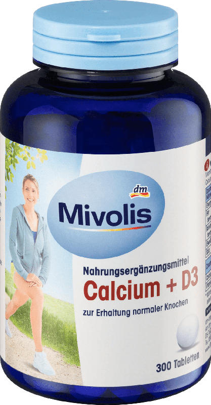 Mivolis Calcium + D3 Tabletten, 300 St.