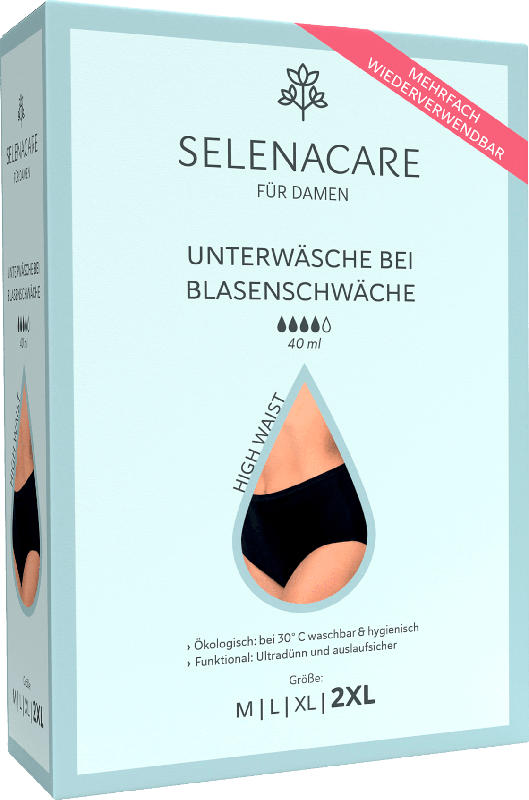 SELENACARE Blasenschwäche-Unterwäsche High Waist Damen Größe XXL