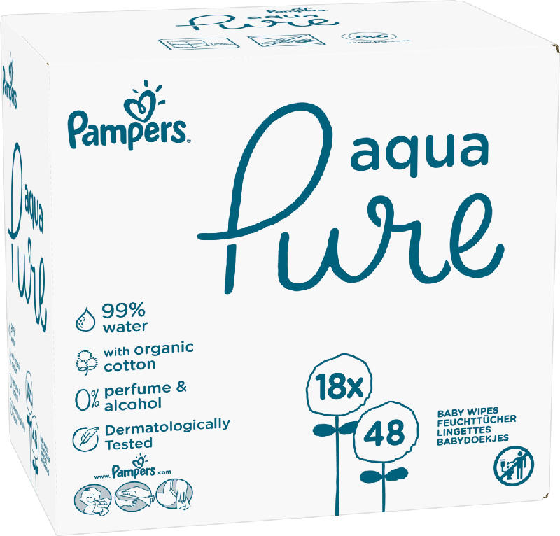 Pampers Feuchttücher AquaPure