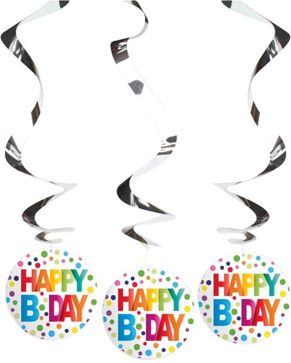 Decorazione da appendere HAPPY BIRTHDAY