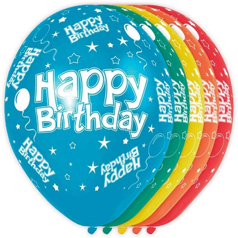 Latexballons HAPPY BIRTHDAY