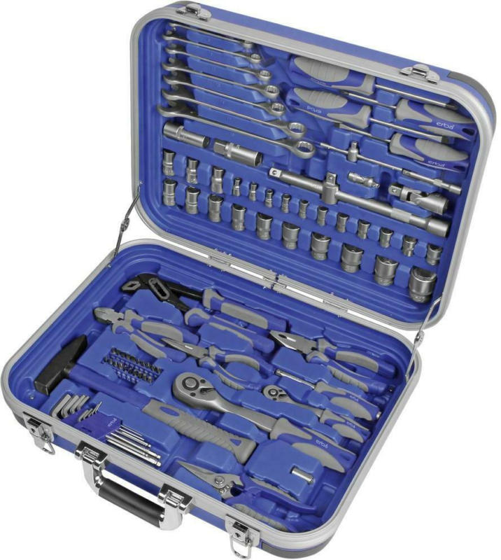 Werkzeugkoffer 03156 1/2' und 1/4', 82-teilig