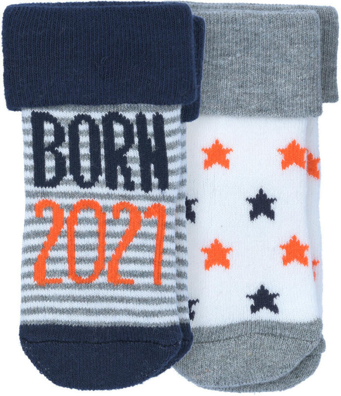 2 Paar Newborn Socken Born 2021 (Nur online)