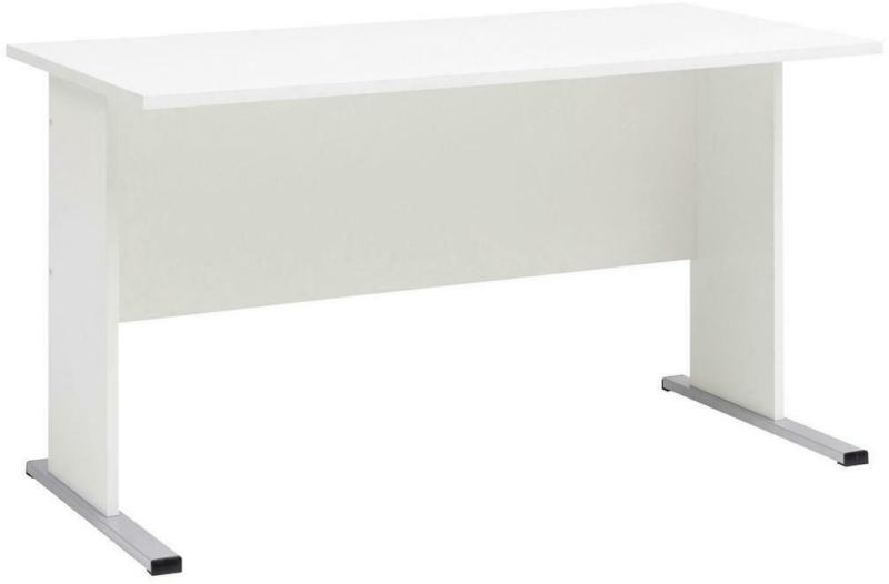 Schreibtisch B 140cm H 74,2cm Serie 200, Weiß