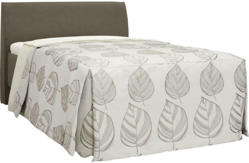 Polsterbett 120/200 cm in Braun, Beige