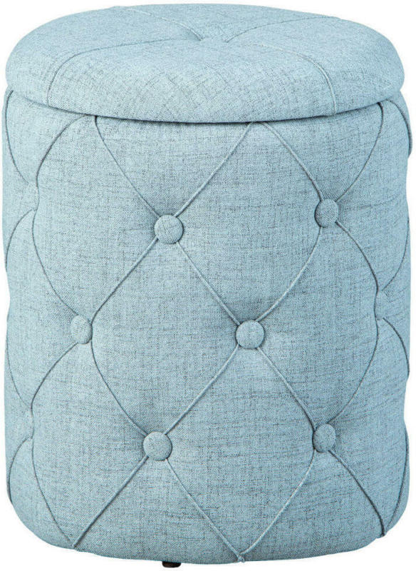 Hocker in Kunststoff, Holzwerkstoff Grau