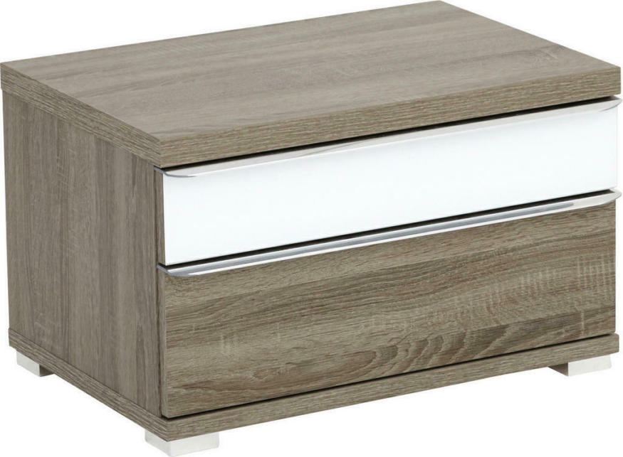 wogibtswas.at - Nachtkästchen in Weiß, Trüffeleichefarben € 265,00