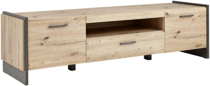 TV-ELEMENT Grau, Eichefarben