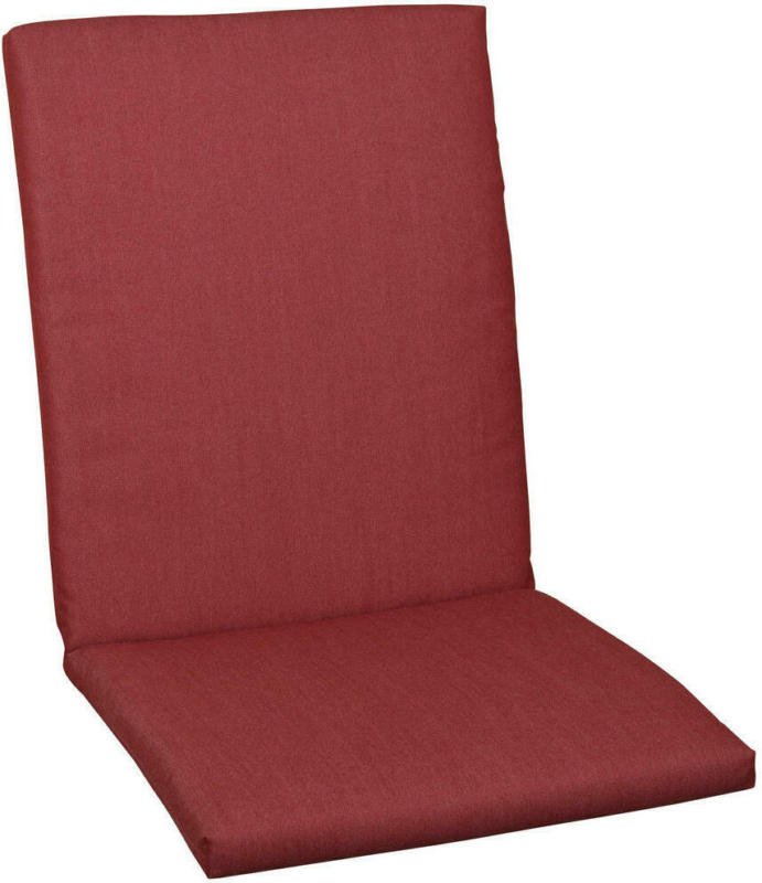 Sesselauflage in Rot Uni