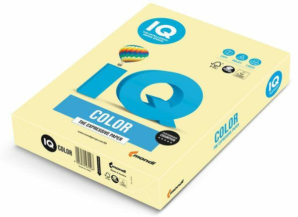 IQ Color Kopierpapier 250 Blatt DIN A4 hellgelb