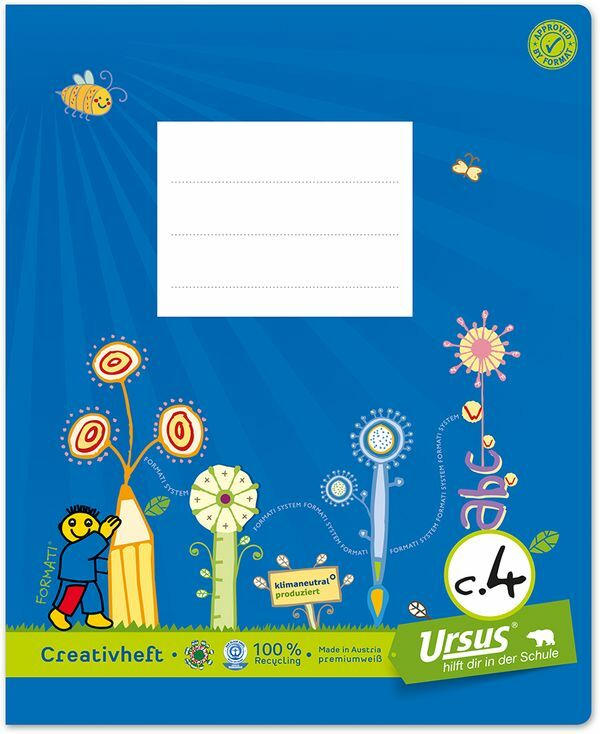 URSUS FORMATI Creativheft ”C4” quart 20 Blatt