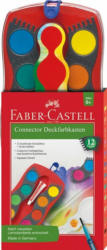 FABER-CASTELL Deckfarbkasten ”Connector” 12 Farben