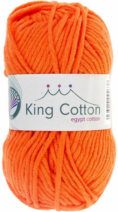 GRÜNDL Wolle ”King Cotton” 50g orange