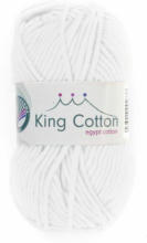 PAGRO DISKONT GRÜNDL Wolle ”King Cotton” 50g weiß