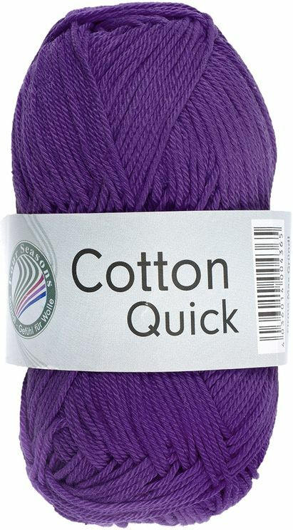 GRÜNDL Strickgarn ”Cotton Quick” 50g lila