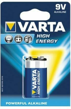 VARTA High Energy 9 V Block Batterie, 1 Stück