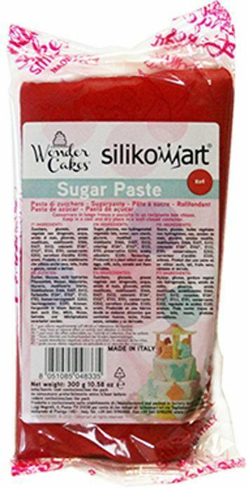 SILIKOMART Rollfondant 300 g rot