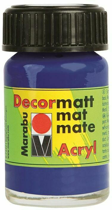MARABU Acrylfarbe ”Decormatt Acryl” 15 ml dunkelviolett