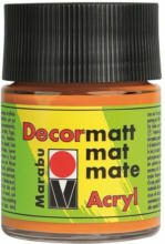 PAGRO DISKONT MARABU Acrylfarbe ”Decormatt Acryl” 50 ml orange