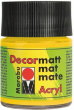 PAGRO DISKONT MARABU Acrylfarbe ”Decormatt Acryl” 50 ml mittelgelb
