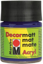 PAGRO DISKONT MARABU Acrylfarbe ”Decormatt Acryl” 50 ml dunkelviolett