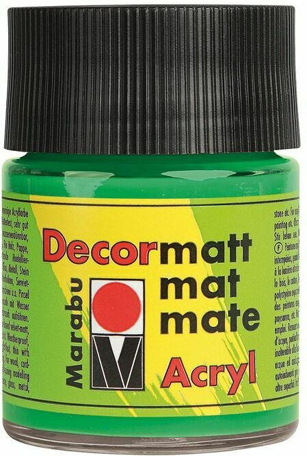 MARABU Acrylfarbe ”Decormatt Acryl” 50 ml hellgrün