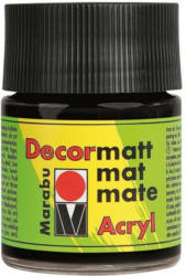 MARABU Acrylfarbe ”Decormatt Acryl” 50 ml schwarz