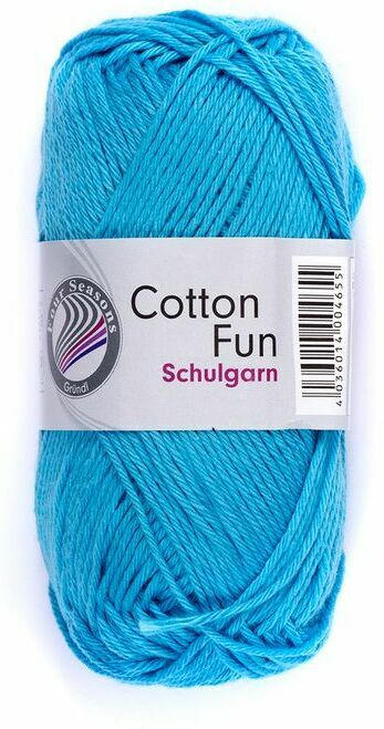 GRÜNDL Garn ”Cotton Fun” 50g himmelblau