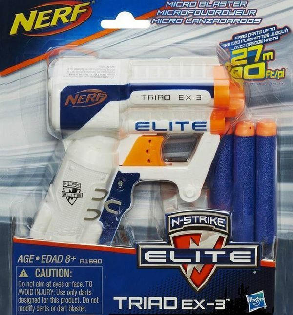 NERF Triad XD N - Strike Elite Blaster, mit 3 Darts