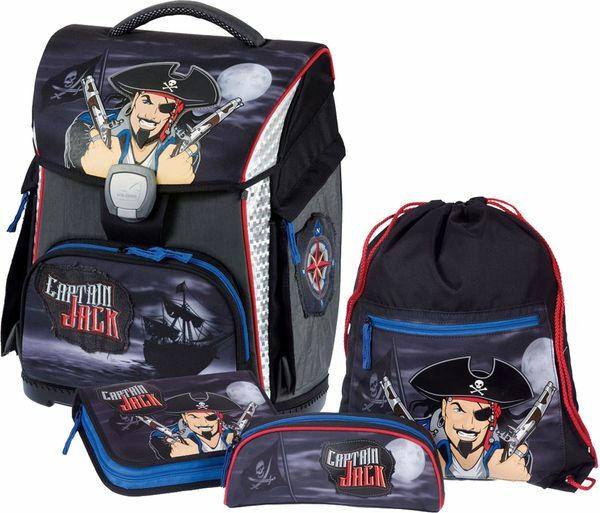 SCHNEIDERS Schultaschenset ”Captain Jack” 4 Teile