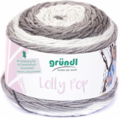 GRÜNDL Wolle ”Lollypop” 150 g silber