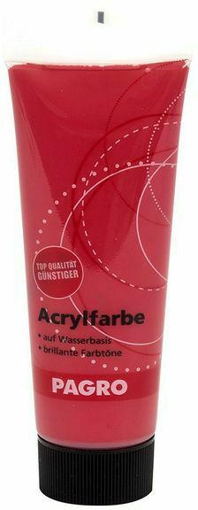 PAGRO Acryl-Farbe 100ml krapprot