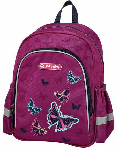 HERLITZ Kinderrucksack ”Schmetterling” pink