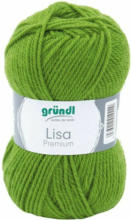 PAGRO DISKONT GRÜNDL Wolle ”Lisa Premium” 50g grasgrün