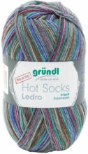 PAGRO DISKONT GRÜNDL Wolle ”Hot Socks Ledro” 100g grau/blau/grün