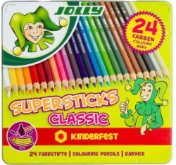 JOLLY Buntstifte ”Supersticks Classic” 24 Stück mehrere Farben