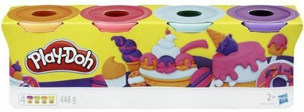 PLAY-DOH Spielknete-Set "Sweet" 4 Teile mehrere Farben