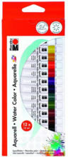 PAGRO DISKONT MARABU Aquarellfarben-Set 12 x 12 ml mehrere Farben