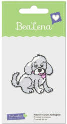 BEALENA Applikation ”Hund” 4,5 x 4,8 cm grau