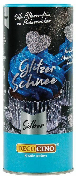 DEKOBACK Glitzerschnee 100 g silber