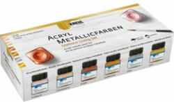 KREUL Acryl Metallicfarben-Set ”Glamour Living” 6 x 20 ml mehrere Farben