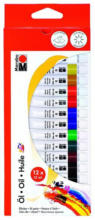 Pagro MARABU Ölfarben-Set 12 x 12 ml mehrere Farben