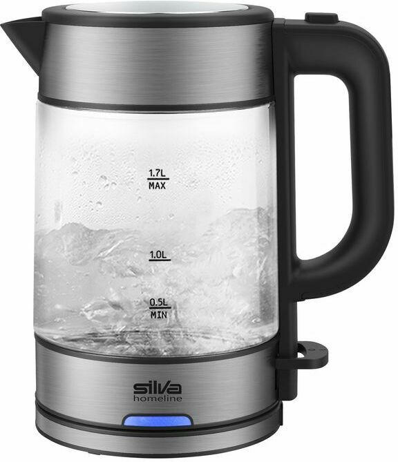 SILVA HOMELINE Glaswasserkocher 2.200 Watt 1,7 Liter