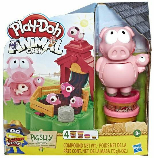 PLAY-DOH Knetset "Animal Crew Pigsley - Kleine Schweinchen"