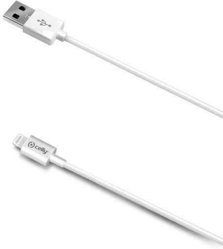 CELLY Datenkabel Lightning 2 m weiss